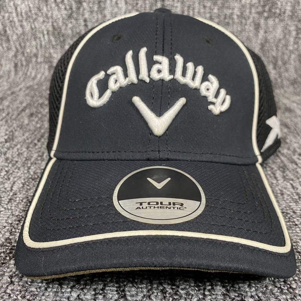 Callaway Tour Authentic Golf Hat Mens L XL Black XR Odyssey A Flex Fit Cap